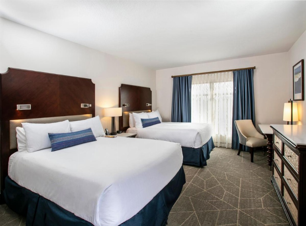 Queen Room with Two Queen Beds and Accessible Roll In Shower